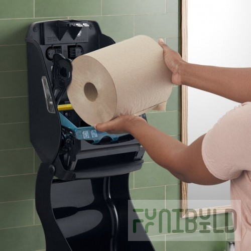 San Jamar Tear-N-Dry EcoLogic T1300REBK Black Towel Dispenser