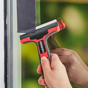 Allway Tools GTS-G Soft-Grip Glass and Tile Scraper with Snap-On Blade Guard