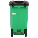 Toter ONA64-63009 Organics 64 Gallon Lime Green Rectangular Rotational Molded Rollout Cart with Lid Toter ONA64-63009 Organics 64 Gallon Lime Green Rectangular Rotational Molded Rollout Cart with Lid