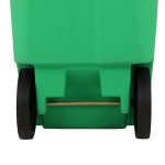 Toter ONA64-63009 Organics 64 Gallon Lime Green Rectangular Rotational Molded Rollout Cart with Lid Toter ONA64-63009 Organics 64 Gallon Lime Green Rectangular Rotational Molded Rollout Cart with Lid
