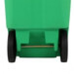 Toter ONA64-63009 Organics 64 Gallon Lime Green Rectangular Rotational Molded Rollout Cart with Lid Toter ONA64-63009 Organics 64 Gallon Lime Green Rectangular Rotational Molded Rollout Cart with Lid