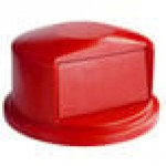 Rubbermaid® FG263788RED BRUTE Red Round Dome Top for FG263200 Containers 32 Gallon