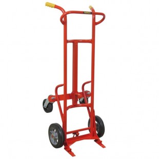 Wesco Industrial Products 1,000 lb. Ergonomic Steel Drum Truck with (2) 10