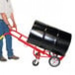 Wesco Industrial Products 1,000 lb. Ergonomic Steel Drum Truck with (2) 10 Wesco Industrial Products 1,000 lb. Ergonomic Steel Drum Truck with (2) 10