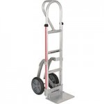 Magliner 500 lb. Narrow Aisle Hand Truck with Double Loop Handles and Straight Back Frame NTKC36E1B5