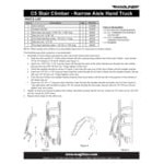 Magliner 500 lb. Narrow Aisle Hand Truck with Double Loop Handles and Straight Back Frame NTKC36E1B5
