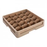 Vollrath CRB Traex® 25 Compartment Full-Size Beige Closed Wall Extender