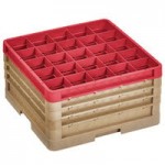 Vollrath CRB Traex® 25 Compartment Full-Size Beige Closed Wall Extender