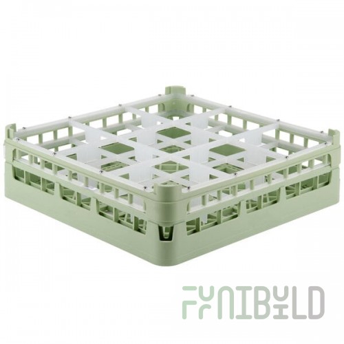 Vollrath 52761 Signature Full-Size Light Green 9-Compartment 4 13/16