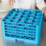 Carlisle RW20-314 OptiClean NeWave 20 Compartment Glass Rack with 4 Extenders Carlisle RW20-314 OptiClean NeWave 20 Compartment Glass Rack with 4 Extenders