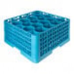 Carlisle RW20-314 OptiClean NeWave 20 Compartment Glass Rack with 4 Extenders Carlisle RW20-314 OptiClean NeWave 20 Compartment Glass Rack with 4 Extenders