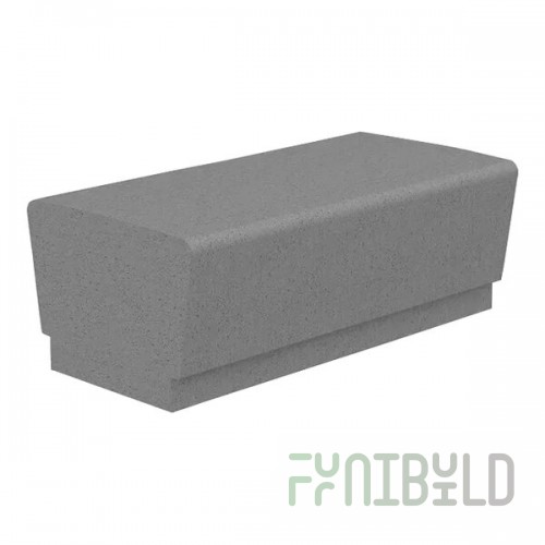 Wausau Tile Our Town 4' Concrete Bench - 48
