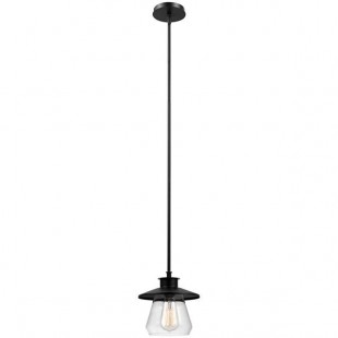 Globe Industrial Oil-Rubbed Bronze Pendant Light - 120V, 60W
