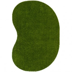 Joy Carpets Kid Essentials GreenSpace 6' x 9' Green Jellybean Area Rug Joy Carpets Kid Essentials GreenSpace 6' x 9' Green Jellybean Area Rug