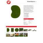 Joy Carpets Kid Essentials GreenSpace 6' x 9' Green Jellybean Area Rug