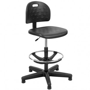 Safco Soft Tough Black Economy Workbench Stool Safco Soft Tough Black Economy Workbench Stool