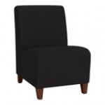 Lesro Ravenna Open House Wine Fabric Guest Chair with Walnut Wood Legs Lesro Ravenna Open House Wine Fabric Guest Chair with Walnut Wood Legs