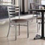 Lancaster Table & Seating Clear Coat Finish Ladder Back Chair with 2 1/2 Lancaster Table & Seating Clear Coat Finish Ladder Back Chair with 2 1/2