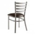 Lancaster Table & Seating Clear Coat Finish Ladder Back Chair with 2 1/2 Lancaster Table & Seating Clear Coat Finish Ladder Back Chair with 2 1/2