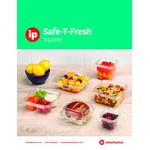 Inline Plastics Safe-T-Fresh 25 oz. Tamper-Resistant, Tamper-Evident Square Hinged Container with Dome Lid - 272/Case Inline Plastics Safe-T-Fresh 25 oz. Tamper-Resistant, Tamper-Evident Square Hinged Container with Dome Lid - 272/Case