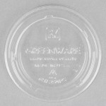 Fabri-Kal GXL250PC Greenware 2 oz. Compostable Clear Plastic Souffle / Portion Cup Lid - 134/Pack Fabri-Kal GXL250PC Greenware 2 oz. Compostable Clear Plastic Souffle / Portion Cup Lid - 134/Pack
