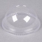 Fabri-Kal GXL250PC Greenware 2 oz. Compostable Clear Plastic Souffle / Portion Cup Lid - 134/Pack Fabri-Kal GXL250PC Greenware 2 oz. Compostable Clear Plastic Souffle / Portion Cup Lid - 134/Pack