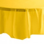 Creative Converting 6691021B School Bus Yellow 2-Ply 1/4 Fold Luncheon Napkin - 600/Case