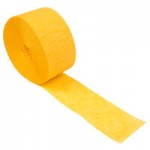 Creative Converting 6691021B School Bus Yellow 2-Ply 1/4 Fold Luncheon Napkin - 600/Case