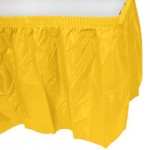 Creative Converting 6691021B School Bus Yellow 2-Ply 1/4 Fold Luncheon Napkin - 600/Case