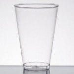Fineline Savvi Serve 414-CL 14 oz. Tall Clear Hard Plastic Tumbler - 500/Case
