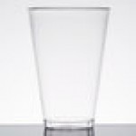 Fineline Savvi Serve 414-CL 14 oz. Tall Clear Hard Plastic Tumbler - 500/Case