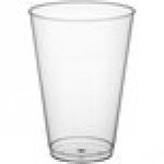 Fineline Savvi Serve 414-CL 14 oz. Tall Clear Hard Plastic Tumbler - 500/Case