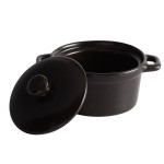 Acopa Keystone 8 oz. Caldera Stoneware Mini Casserole Dish with Lid - Sample Acopa Keystone 8 oz. Caldera Stoneware Mini Casserole Dish with Lid - Sample