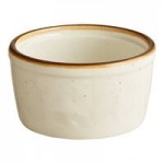 Acopa Keystone 8 oz. Caldera Stoneware Mini Casserole Dish with Lid - Sample Acopa Keystone 8 oz. Caldera Stoneware Mini Casserole Dish with Lid - Sample