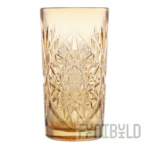Libbey Hobstar 16 oz. Topaz Cooler Glass - Sample