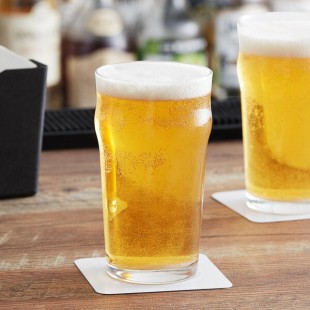 Acopa Select 16 oz. Fully Tempered English Pub / Nonic Glass - Sample Acopa Select 16 oz. Fully Tempered English Pub / Nonic Glass - Sample