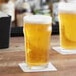 Acopa Select 16 oz. Fully Tempered English Pub / Nonic Glass - Sample