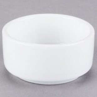 Arcoroc R0852 Candour 2.25 oz. White Porcelain Stackable Bowl by Arc Cardinal - 24/Case Arcoroc R0852 Candour 2.25 oz. White Porcelain Stackable Bowl by Arc Cardinal - 24/Case