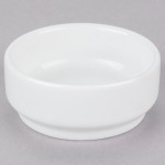Arcoroc R0852 Candour 2.25 oz. White Porcelain Stackable Bowl by Arc Cardinal - 24/Case Arcoroc R0852 Candour 2.25 oz. White Porcelain Stackable Bowl by Arc Cardinal - 24/Case