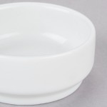 Arcoroc R0852 Candour 2.25 oz. White Porcelain Stackable Bowl by Arc Cardinal - 24/Case Arcoroc R0852 Candour 2.25 oz. White Porcelain Stackable Bowl by Arc Cardinal - 24/Case