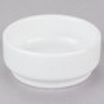 Arcoroc R0852 Candour 2.25 oz. White Porcelain Stackable Bowl by Arc Cardinal - 24/Case Arcoroc R0852 Candour 2.25 oz. White Porcelain Stackable Bowl by Arc Cardinal - 24/Case
