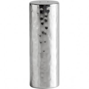 Libbey 6702 Sonoran 3.5 oz. Hammered Stainless Steel Salt Shaker - 6/Case Libbey 6702 Sonoran 3.5 oz. Hammered Stainless Steel Salt Shaker - 6/Case