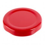 Acopa White Solid Milk Bottle Lid - 12/Case
