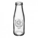Acopa White Solid Milk Bottle Lid - 12/Case