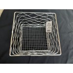 American Metalcraft BNRB68C Square Birdnest Chrome Basket / Riser - 8