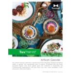 Tuxton GGM-752 TuxTrendz Artisan Geode Mushroom 2.5 oz. China Ramekin - 24/Case