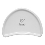 Ariane Miniature 4.4 oz. Ivory Half Round Porcelain Coupe Bowl - 18/Case