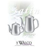 Walco Satin Soprano from Steelite International WLCX511B 70 oz. Brushed Stainless Steel Gooseneck Coffee Pot Walco Satin Soprano from Steelite International WLCX511B 70 oz. Brushed Stainless Steel Gooseneck Coffee Pot