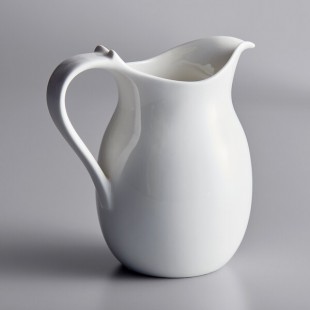 RAK Porcelain Anna 33.8 oz. Ivory Porcelain Jug - 4/Case