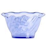 GET DD-50-BL Dessert Time 5 oz. Transparent Blue 3 3/4